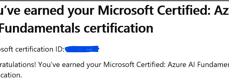 Fui aprovado na Microsoft AI-900 (AI Fundamentals)